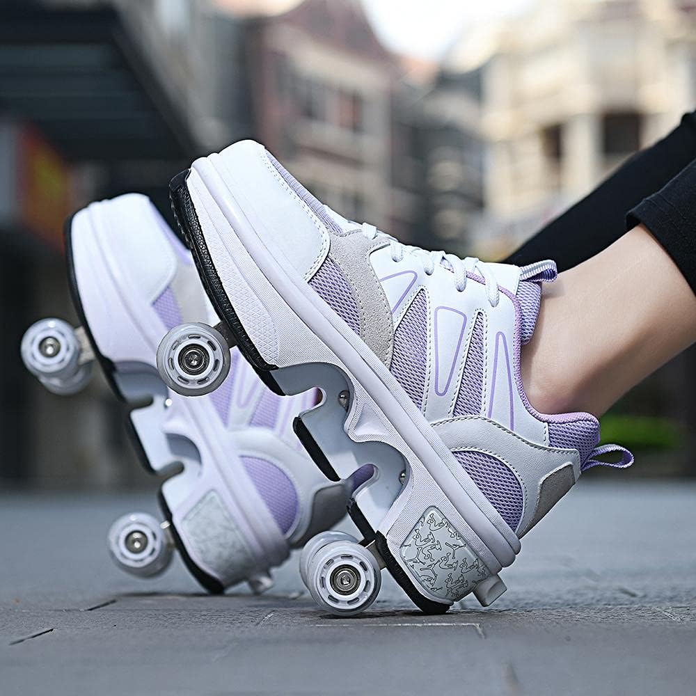 4 wheel deformable sneakers