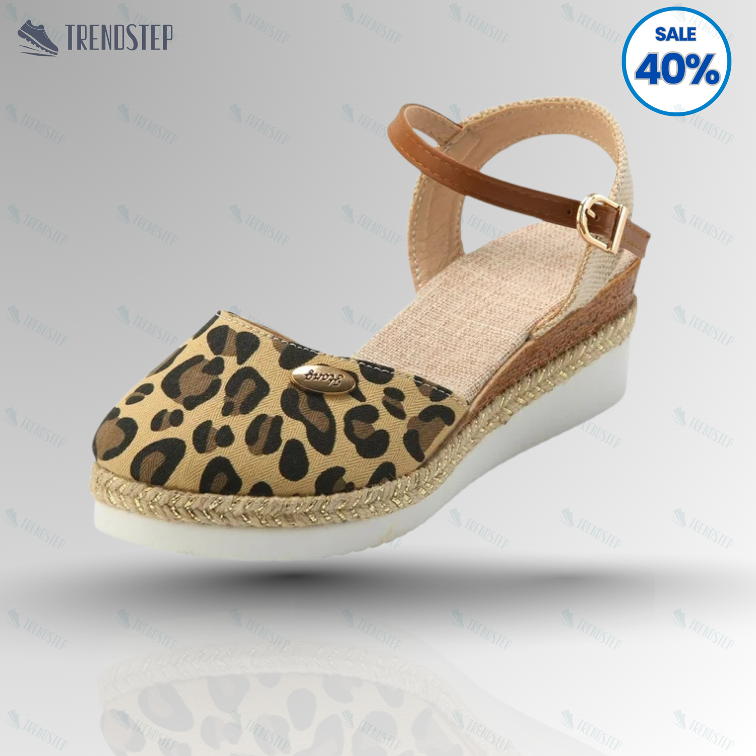 Floral Wedge Sandals