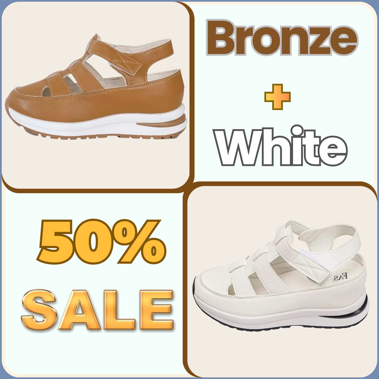 Breathable Cut Out Platform Sandals