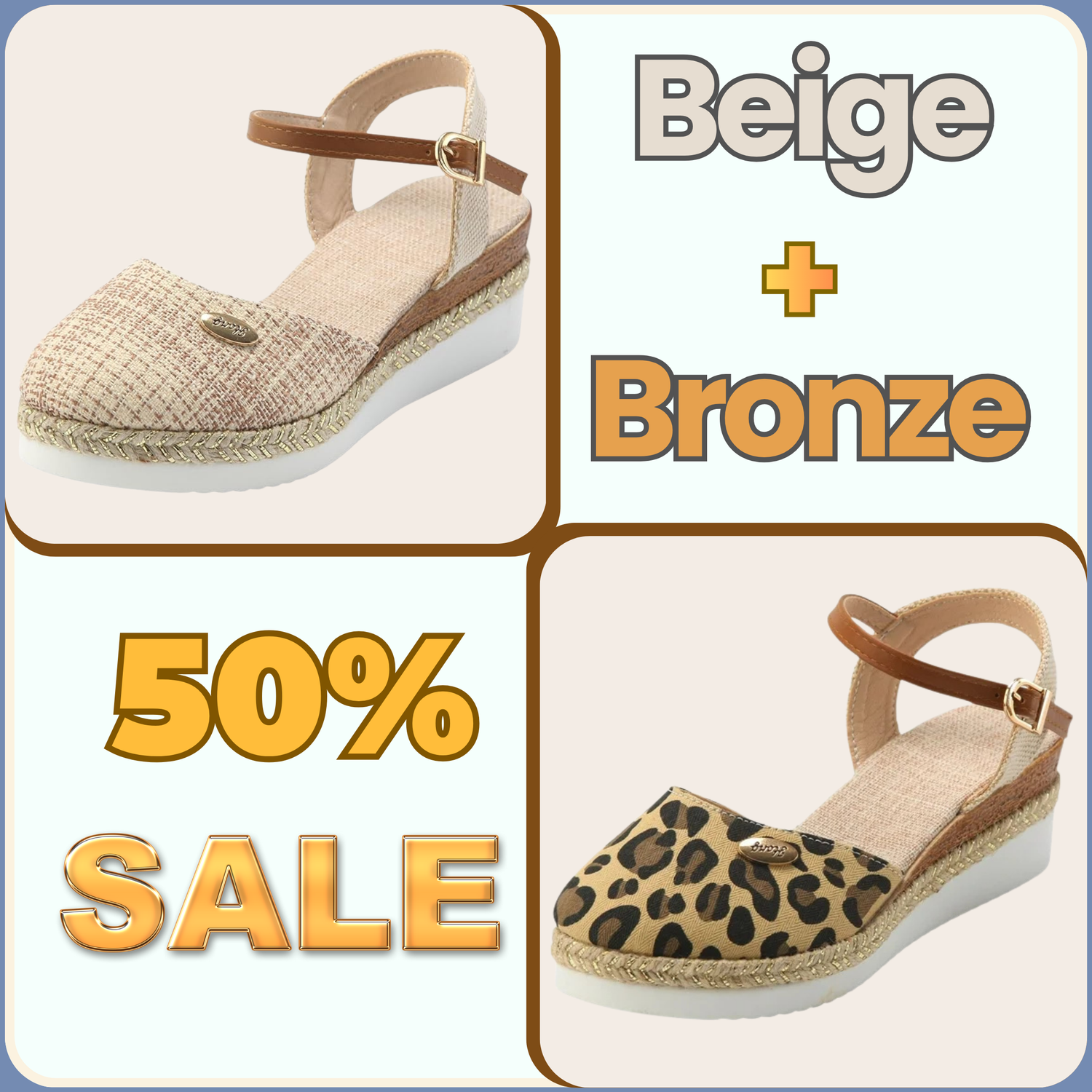 Floral Wedge Sandals