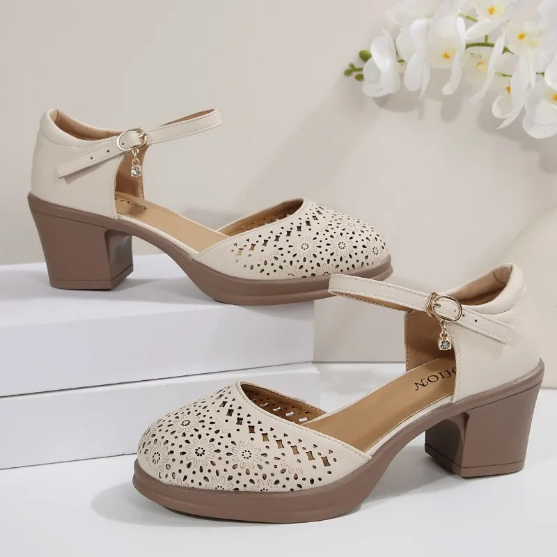 Genuine Leather Women Sandals
