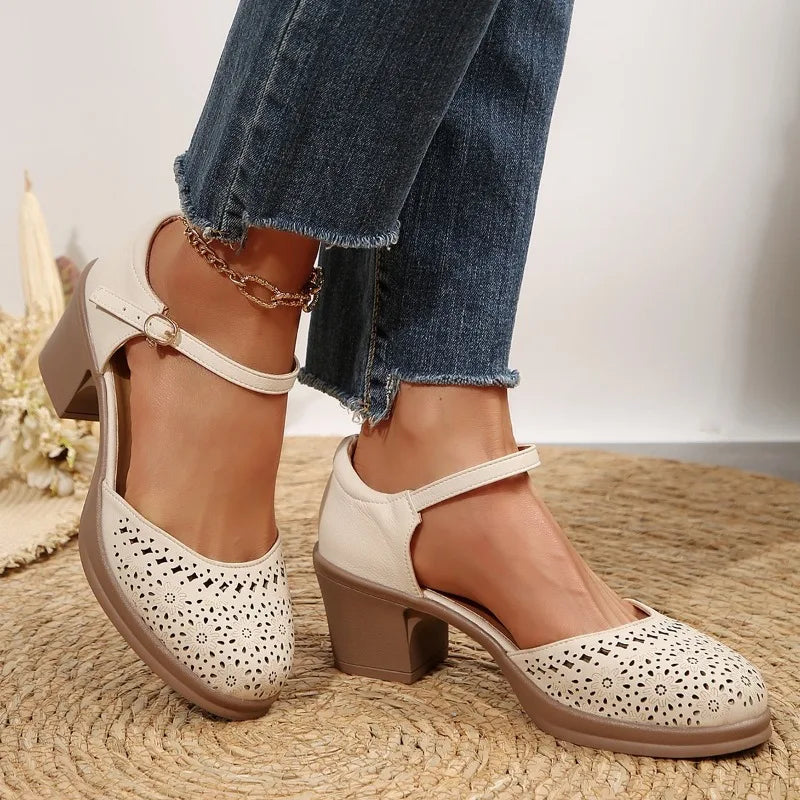 Genuine Leather Women Sandals