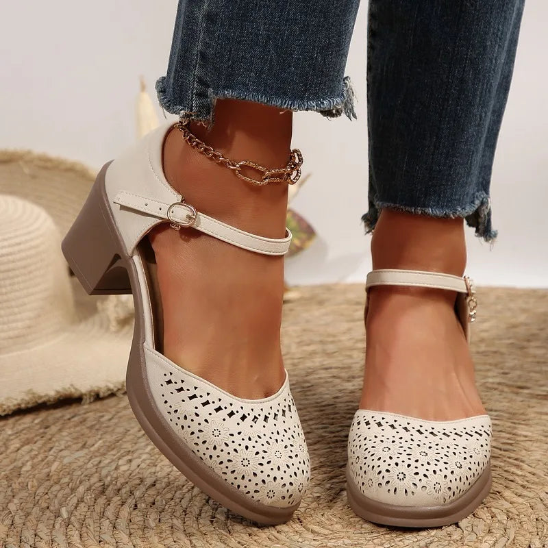 Genuine Leather Women Sandals