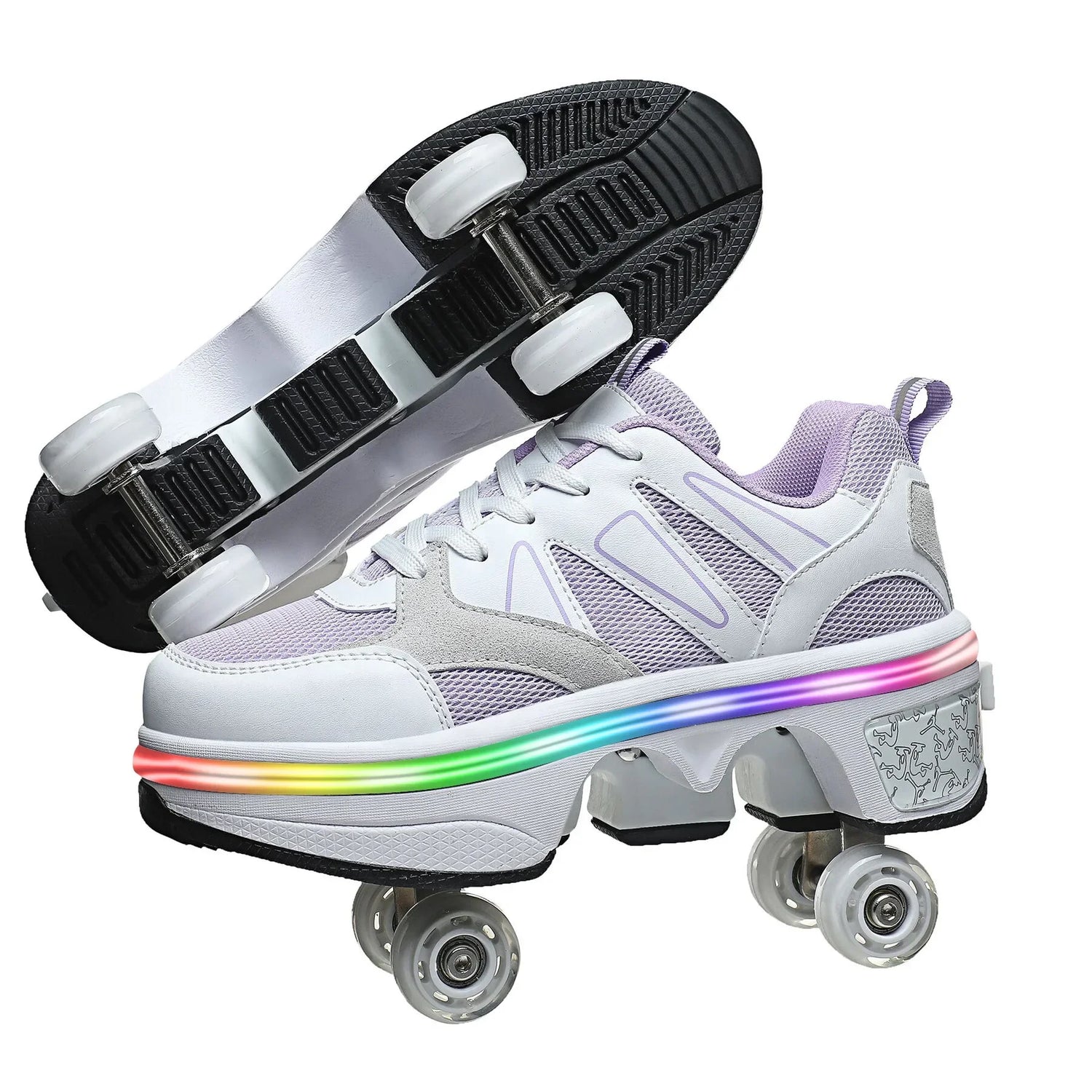 4 wheel deformable sneakers