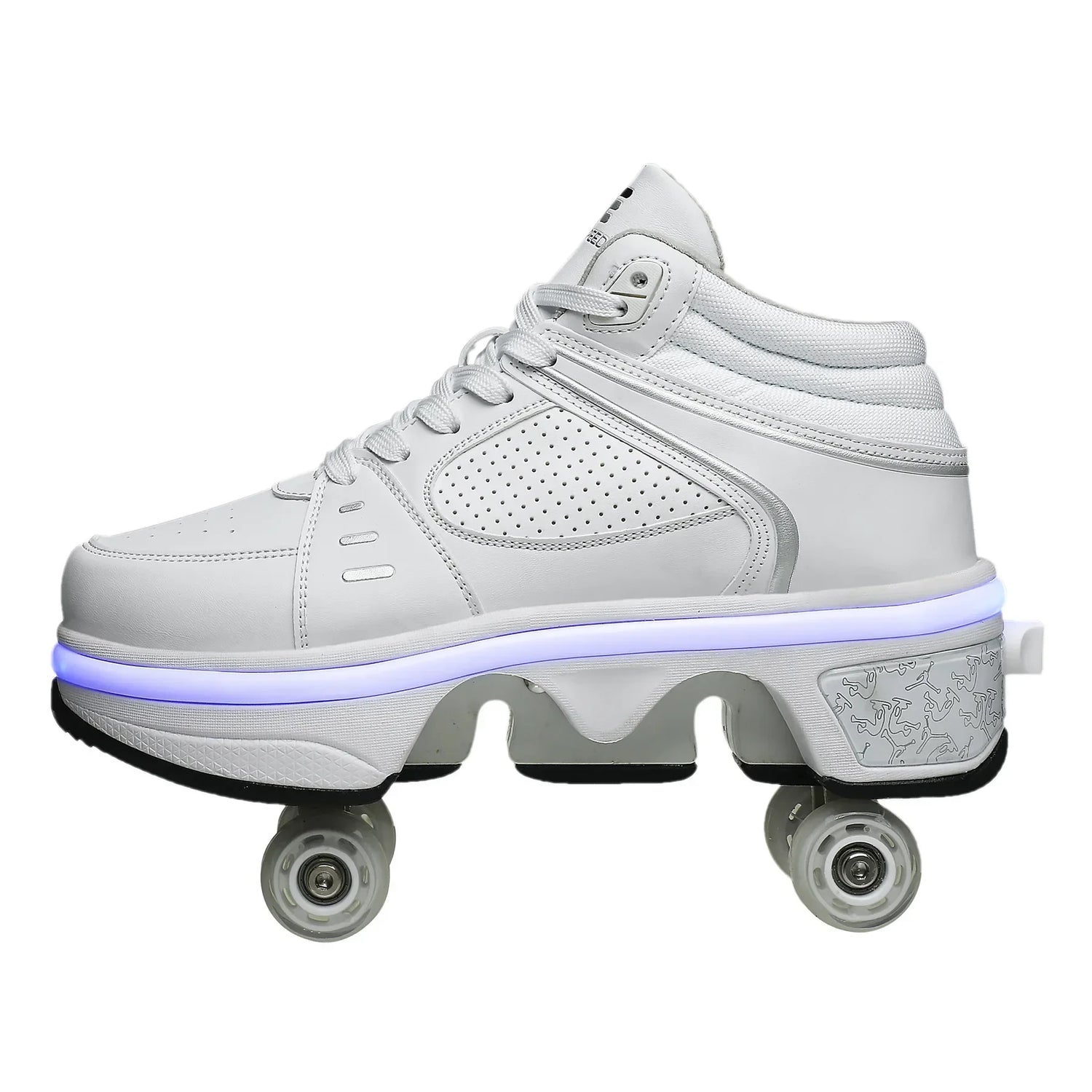 4 wheel deformable sneakers