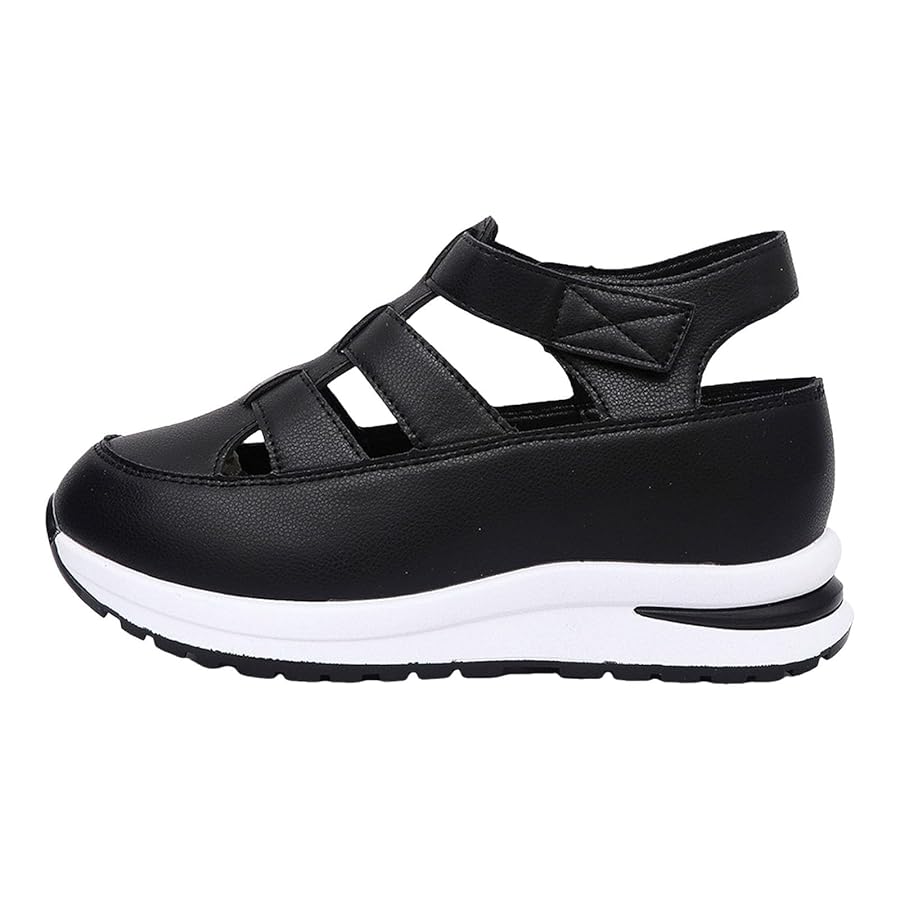 Breathable Cut Out Platform Sandals